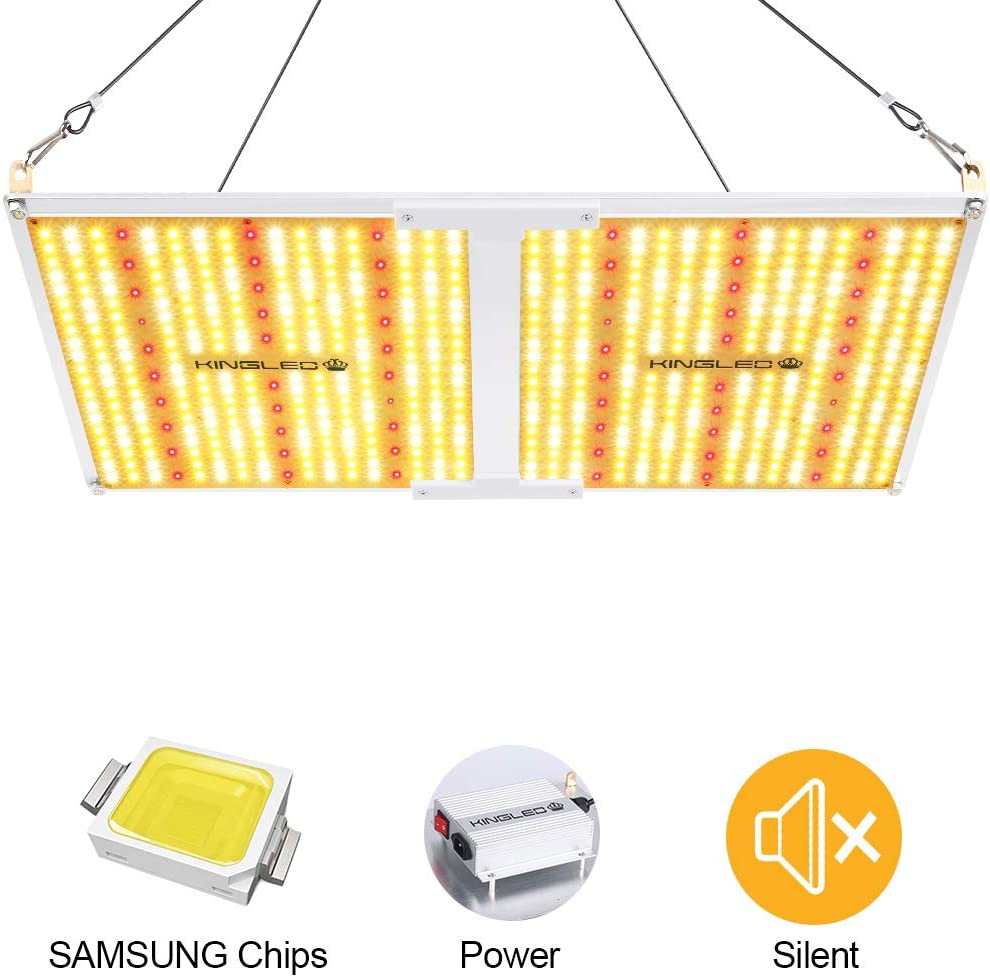 King Plus UL Series 2000W LED Grow Light Full Spectrum Plants Lights for Indoor Veg and Flower Growing Lamp(620 Samsung LED Chips)