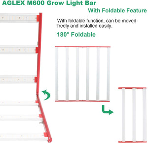 AGLEX M240/M320/M400/M600 LED Grow Light Bar for Indoor Plants