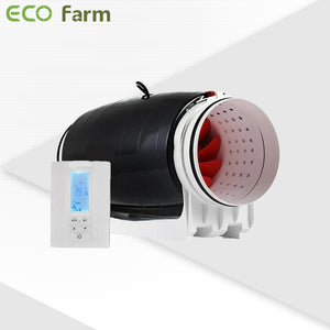 ECO Farm 4/6/8 Inch Super Quite Smart Sensor Inline Duct Fan-growpackage.com