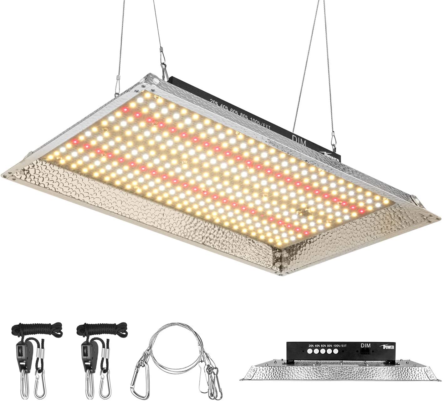 iPower GLLEDXAL1500C 1500W Dimmable Full Spectrum LED Grow Light