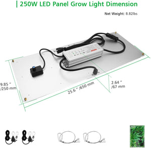 SideKing SK-2500 Full Spectrum LED Grow Lights for Indoor Plants