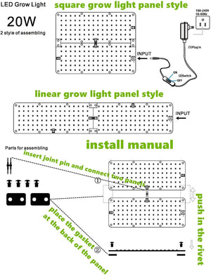 ACKE LED Grow Light for Indoor Plants