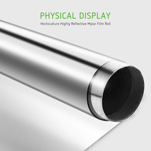 VIVOSUN Horticulture Highly Reflective Mylar Film Roll 4FT X 25FT 2 Mil