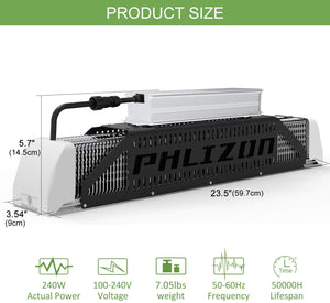 Phlizon Linear Series 1000W SMD LED Plant Grow Light