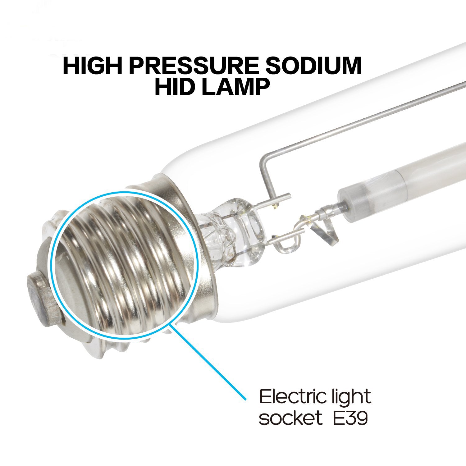 ECO Farm 600W HPS/MH Horticulture Cool Tube Reflector Grow Light System Kits-growpackage.com
