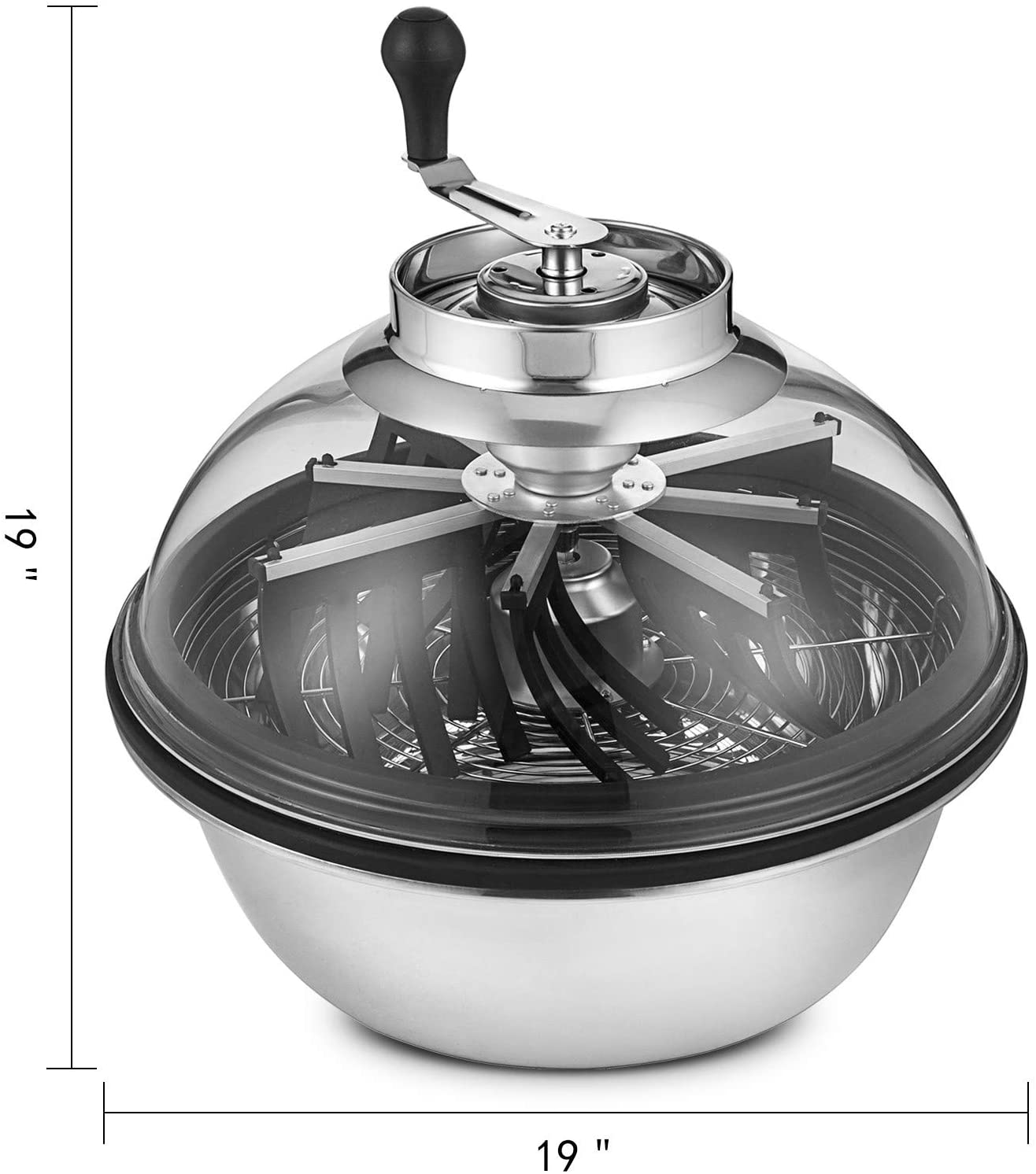 Happybuy 19 Inch Bowl Trimmer Leaf Bowl Trimmer