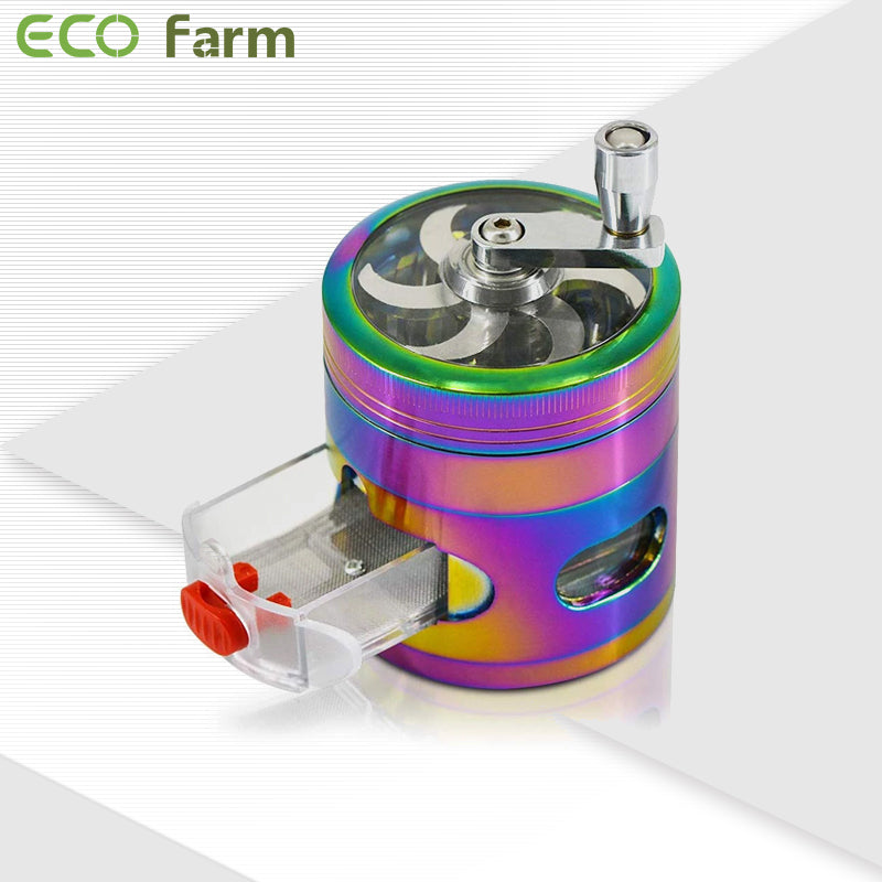 ECO Farm Herb Grinder Rainbow Spice Grinder with Drawer-growpackage.com