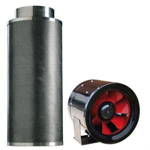 Typhoon Combo MtAir 1040 Carbon Filter + Typhoon XL 10" CFM Inline Fan