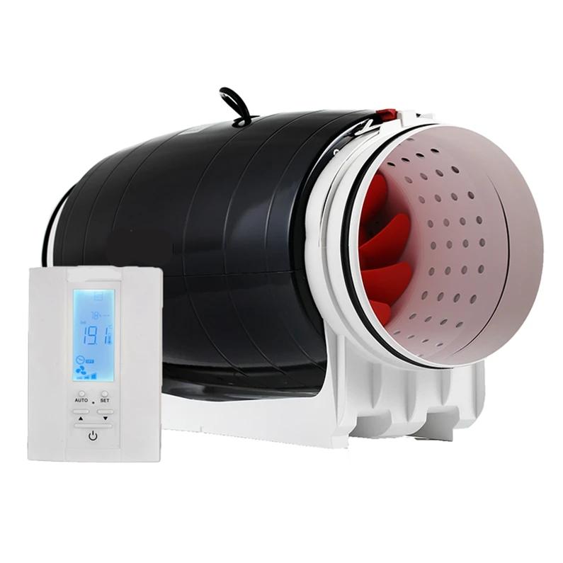 ECO Farm 4/6/8 Inch Super Quite Smart Sensor Inline Duct Fan-growpackage.com
