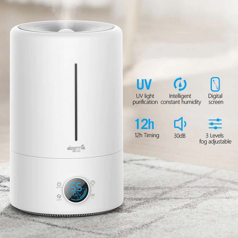 XIAOMI Deerma 5L Air Humidifier Aromatherapy Ultrasonic Humificador for Grow Room
