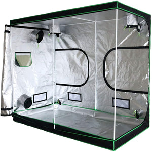 Green Hut 96"X48"X78" 600D Mylar Hydroponic Grow Tent