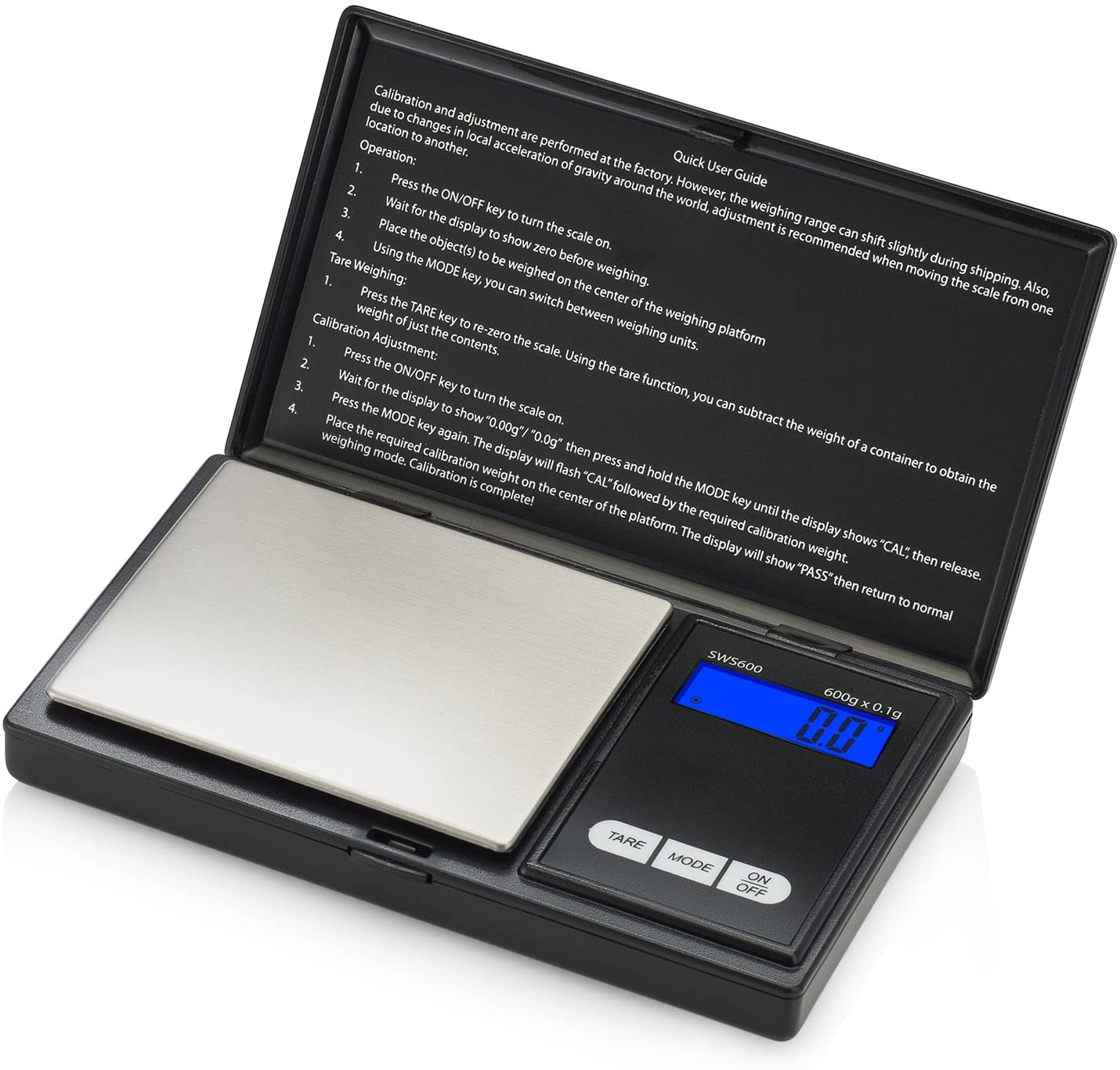 Smart Weigh SWS600 Elite Pocket Sized Digital Gram Scale