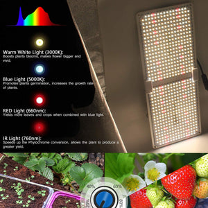 SideKing SK-2500 Full Spectrum LED Grow Lights for Indoor Plants