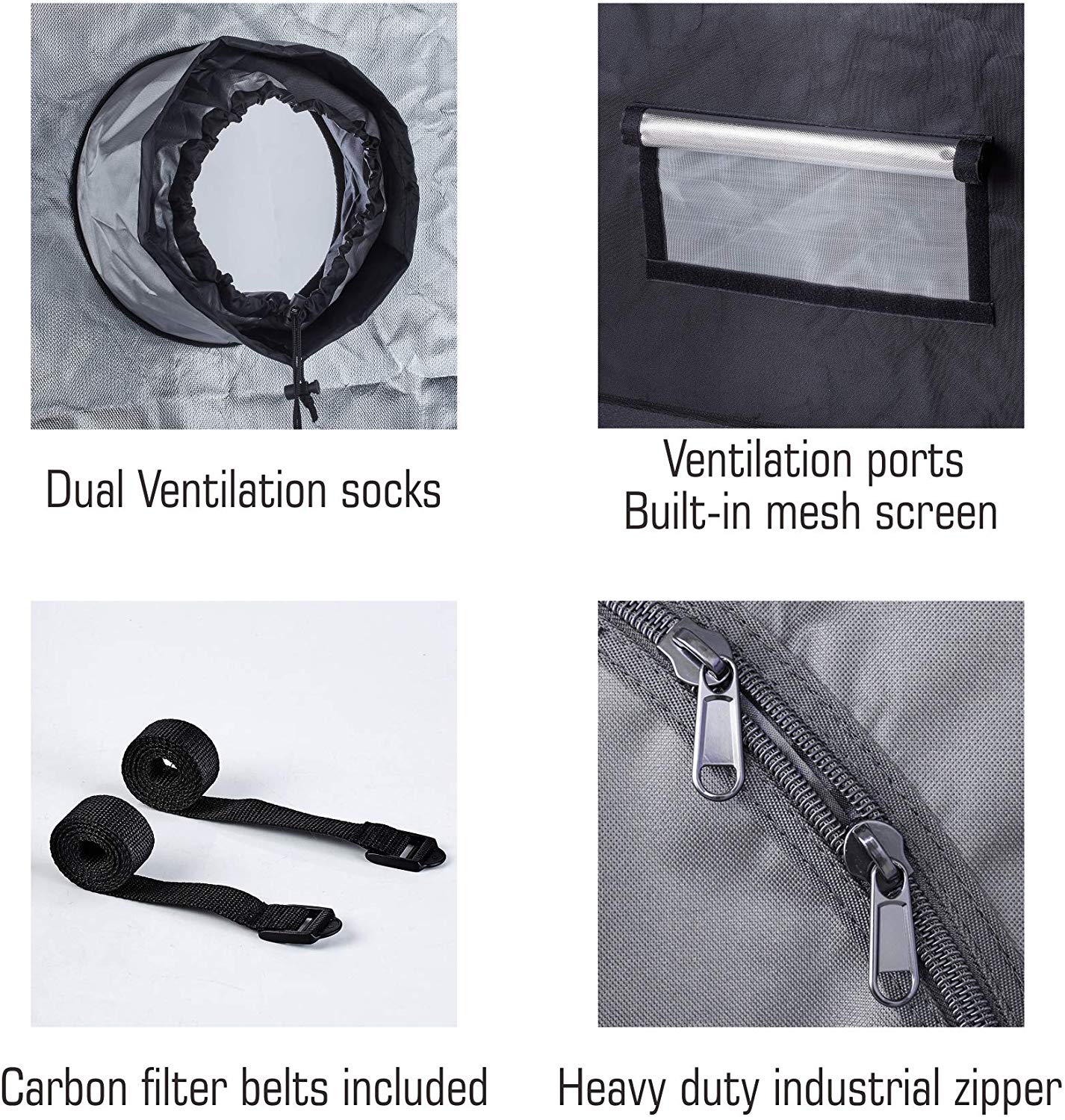 ECO Farm 4.7x4.7FT(56*56*80inch) Hydroponic Indoor Grow Tent-growpackage.com
