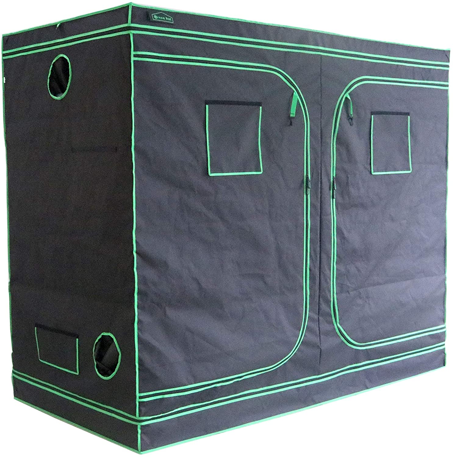 Green Hut 96"X48"X78" 600D Mylar Hydroponic Grow Tent