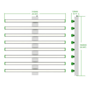 GROPLANNER  LED GROW LIGHT 800W- GROPLANNER I SERIES