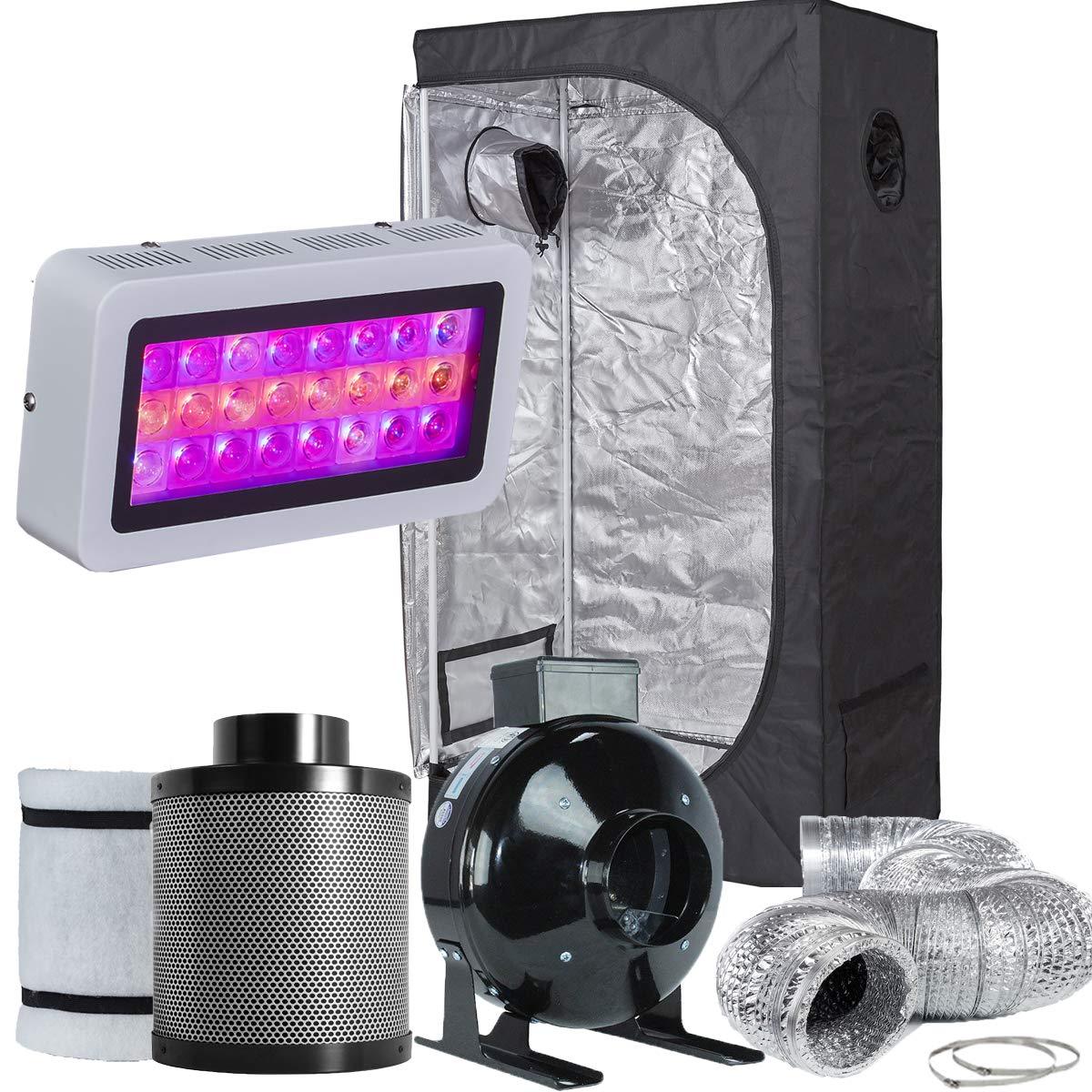 TopoLite 36X20X63 Led Grow Tent Kit