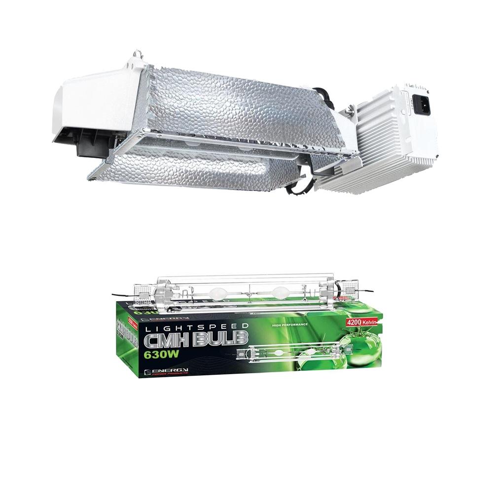 Lightspeed 630W CMH DE Growlight Fixture + 4200K DE CMH Bulb