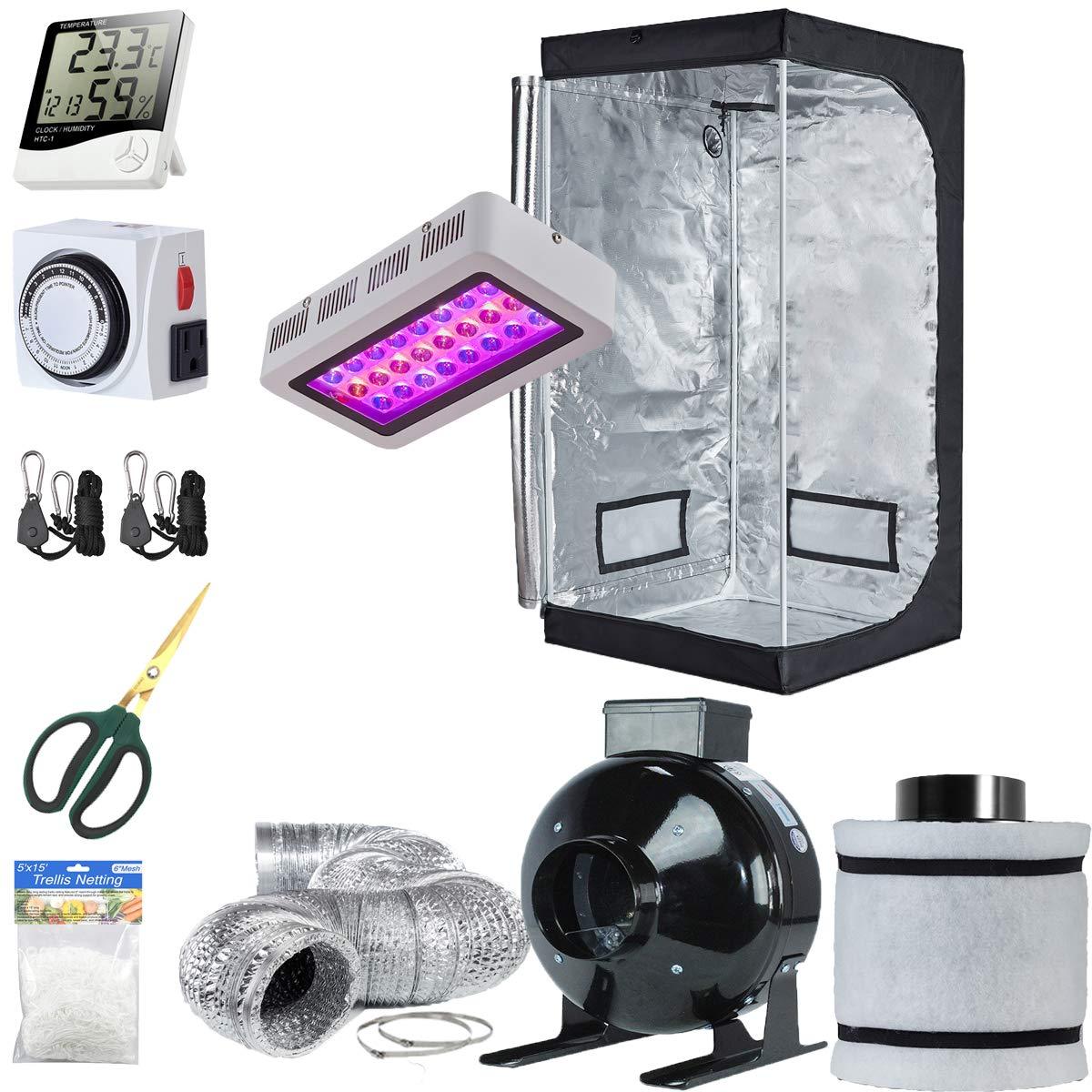 TopoLite 32X32X63 Led Grow Tent Kit