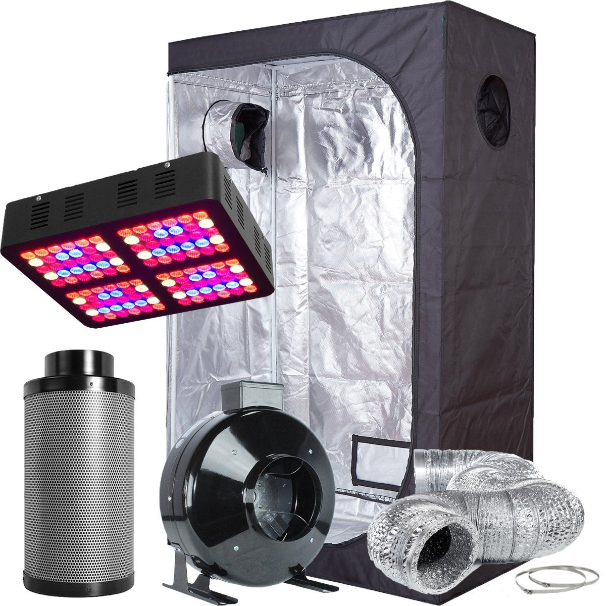 TopoLite 48X24X72 Led Grow Tent Kit