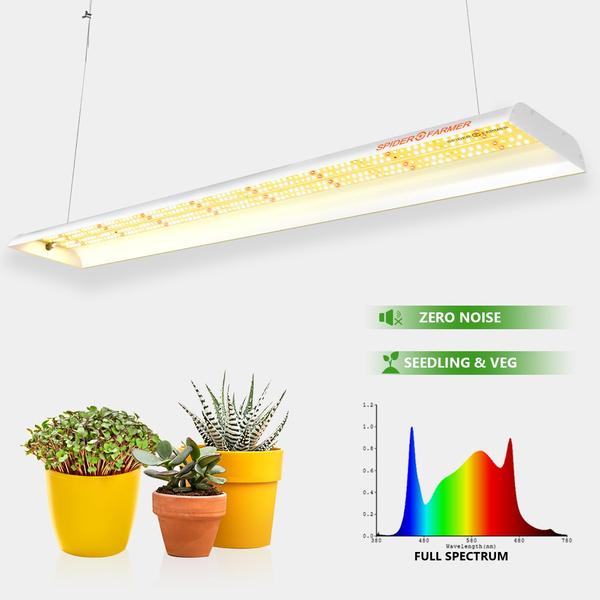 Spider Farmer SF600 74W LED Grow Light For Seedling and Veg