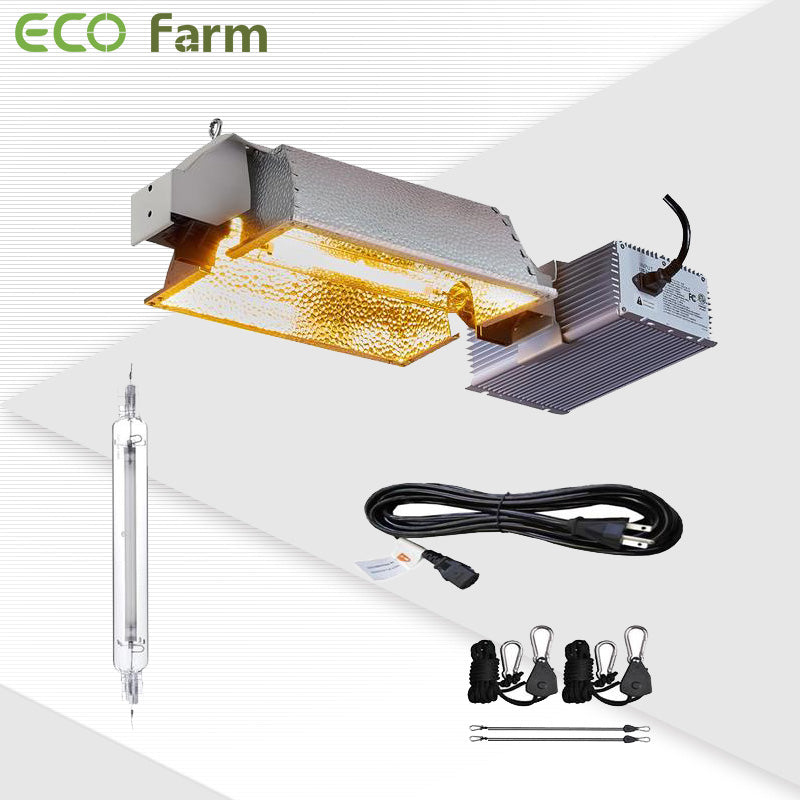 ECO Farm 1000W Double Ended HPS HID Grow Light Enclosed Kit