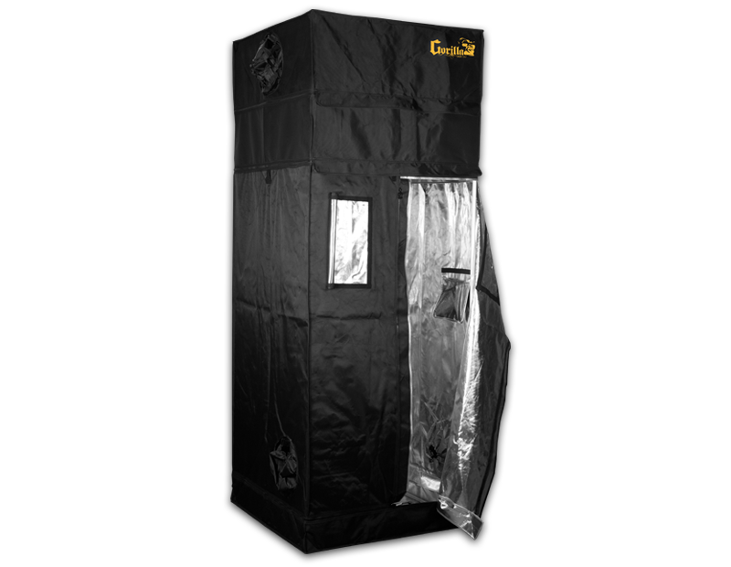 Gorilla 3ft x 3ft x 6ft11inch w/ Ext 7ft11inch Grow Tent For Plants Indoors