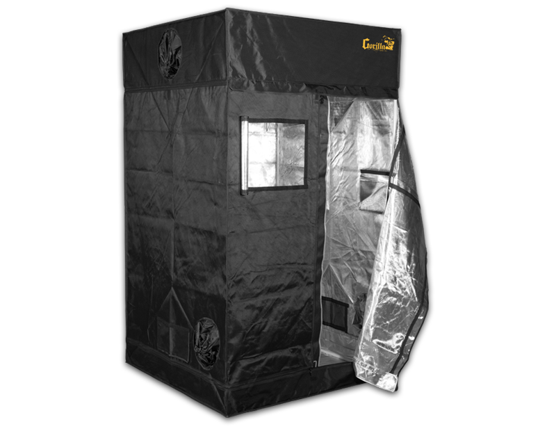 Gorilla 4ft x 4ft x 6ft11inch w/ Ext 7ft11inch Plants Grow Tent
