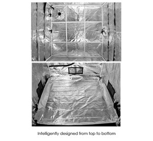 Gorilla 4ft x 4ft x 6ft11inch w/ Ext 7ft11inch Plants Grow Tent