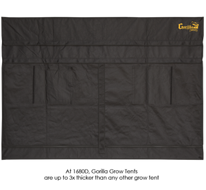 Gorilla 4ft x 8ft x 4ft11inch w/ Ext 5ft11inch Plants Grow Tent Shorty Series