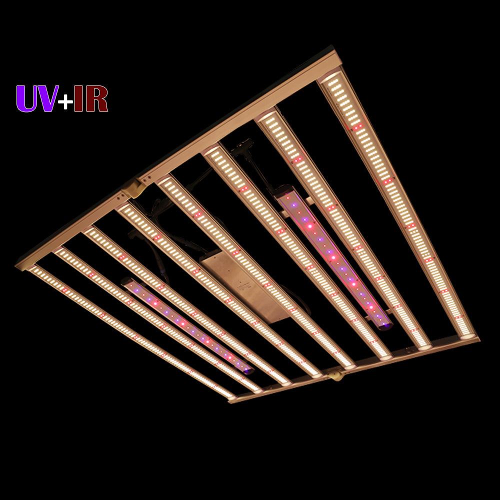ECO Farm ECOX 650W 8 Bars Foldable Grow Light with UV&IR-growpackage.com