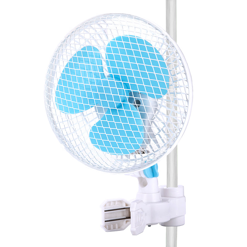 ECO Farm 6 Inch Oscillating Clip Fan with 2 - Speed Control-growpackage.com