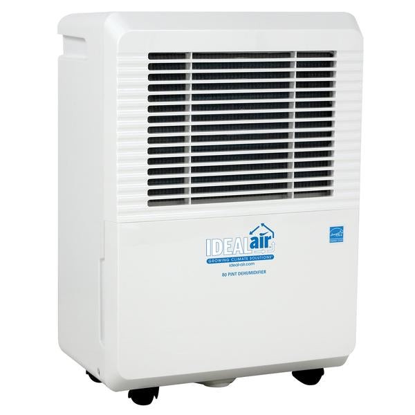 Ideal-Air Dehumidifier 50 Pint - Up to 80 Pints Per Day