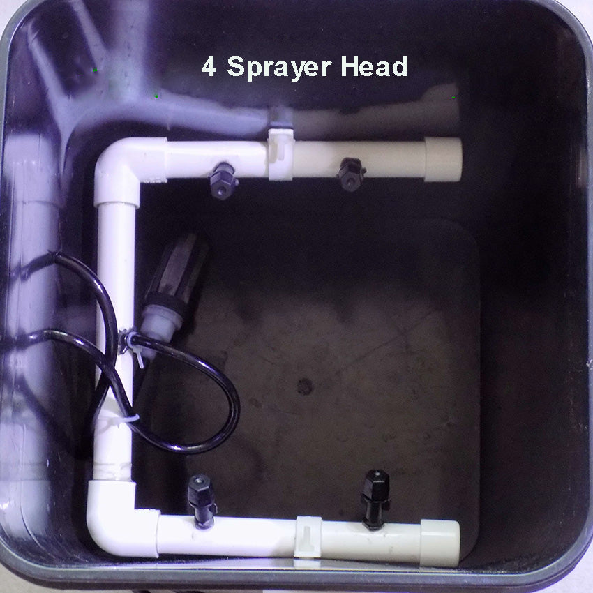 ECO Farm 15 liter Single Square Pot DWC hydroponics Cloner Bucket-growpackage.com