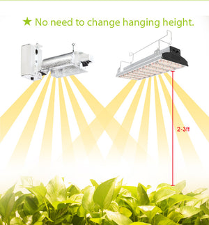 ECO Farm N10 800W Commercial LED Grow Lights for Greenhouse Replace 1000W HPS