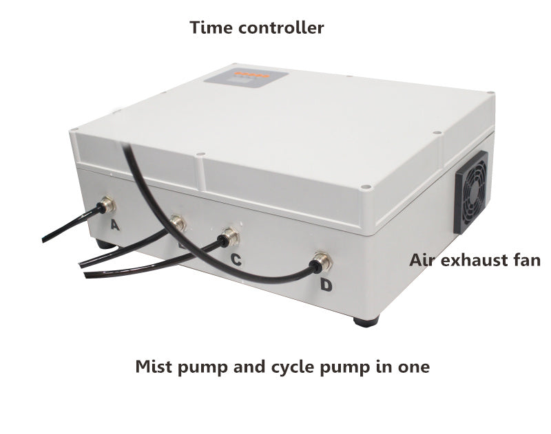 ECO Farm Aeroponics Hydroponics System With 5 Round Bucket-growpackage.com
