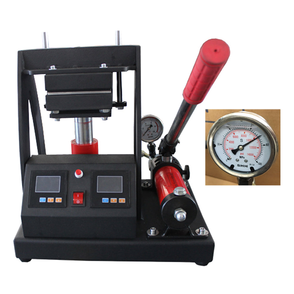 ECO Farm Hydraulic Manual Dual Heating Rosin Press Machine-growpackage.com