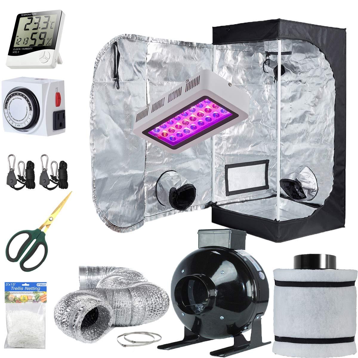 TopoLite 24X24X48 Led Grow Tent Kit