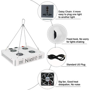 Niello 600/1200W Cob LED Grow Light