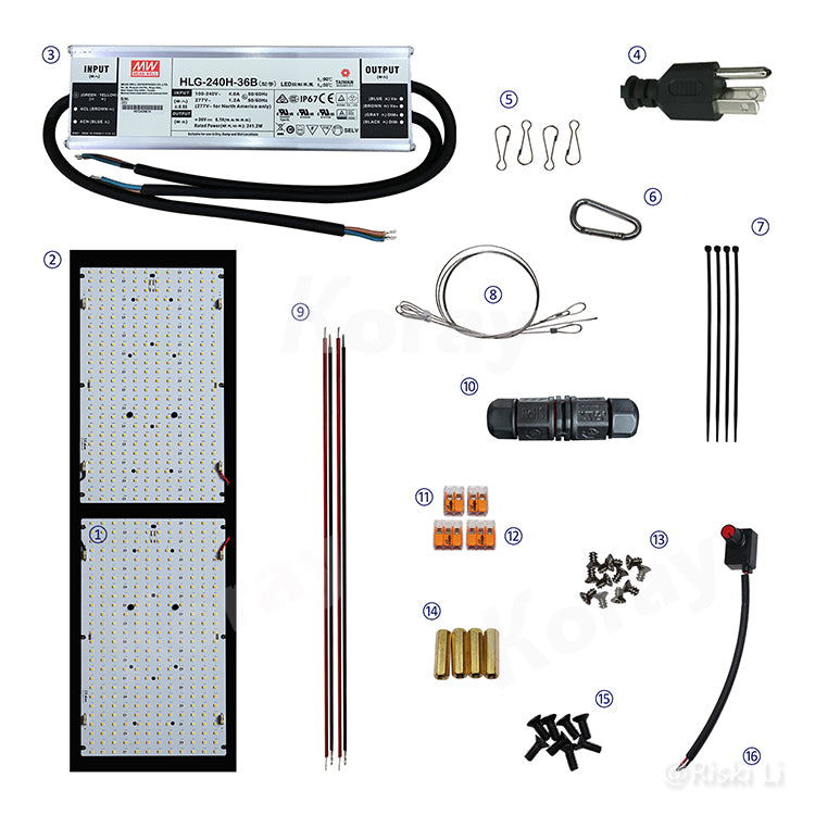 ECO Farm LED Quantum Board - RX-LM301-312 Series-growpackage.com