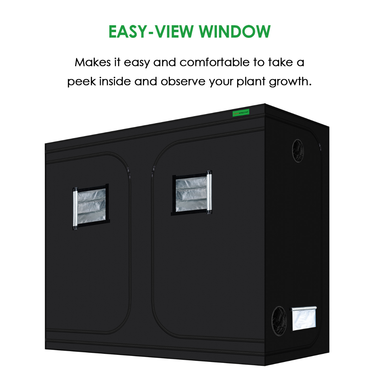 VIPARSPECTRA 96"x48"x80" Reflective 600D Mylar Grow Tent