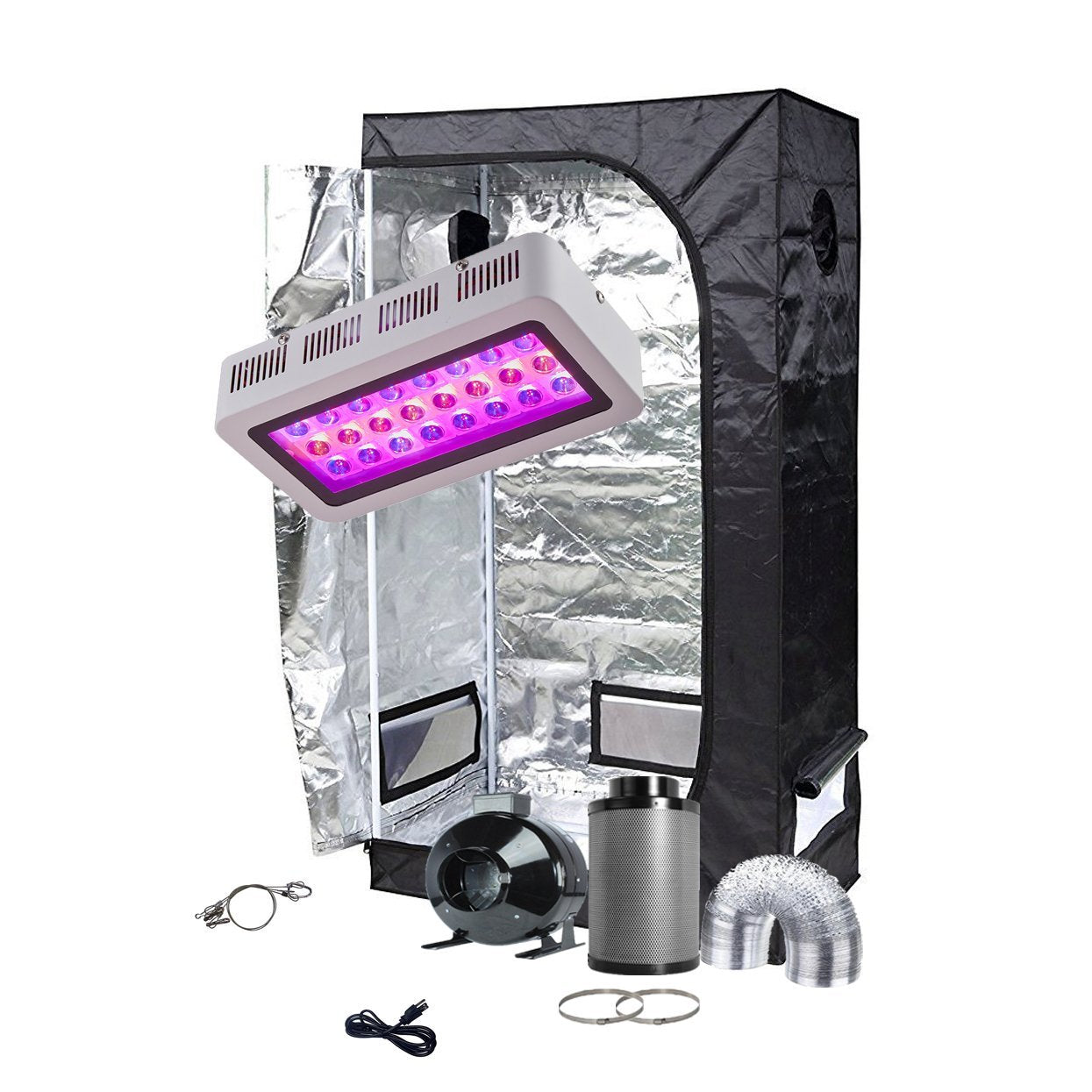 TopoGrow 36X20X63 LED Grow Tent Kits