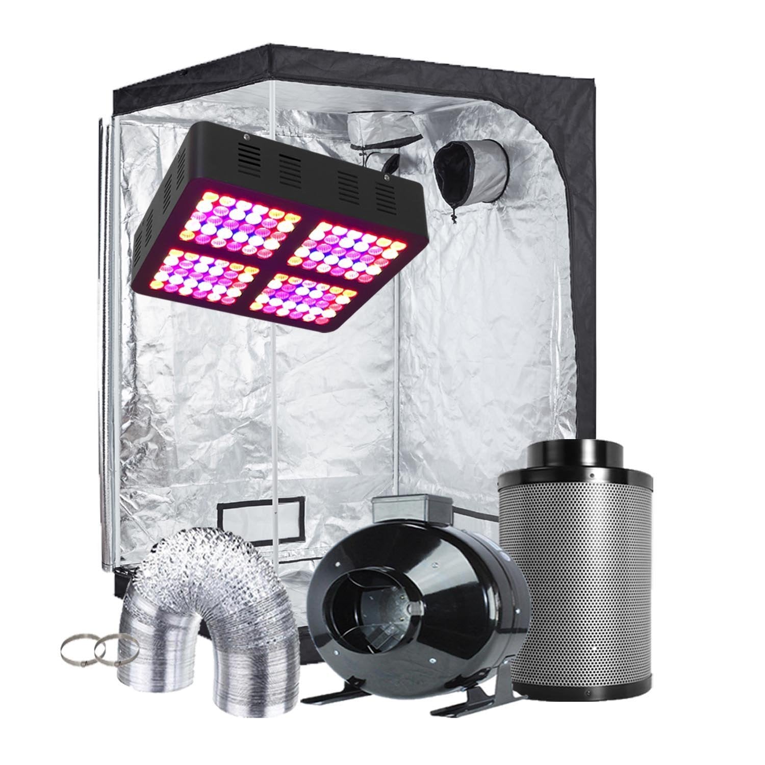 TopoGrow 48X48X80 LED Grow Tent Kits