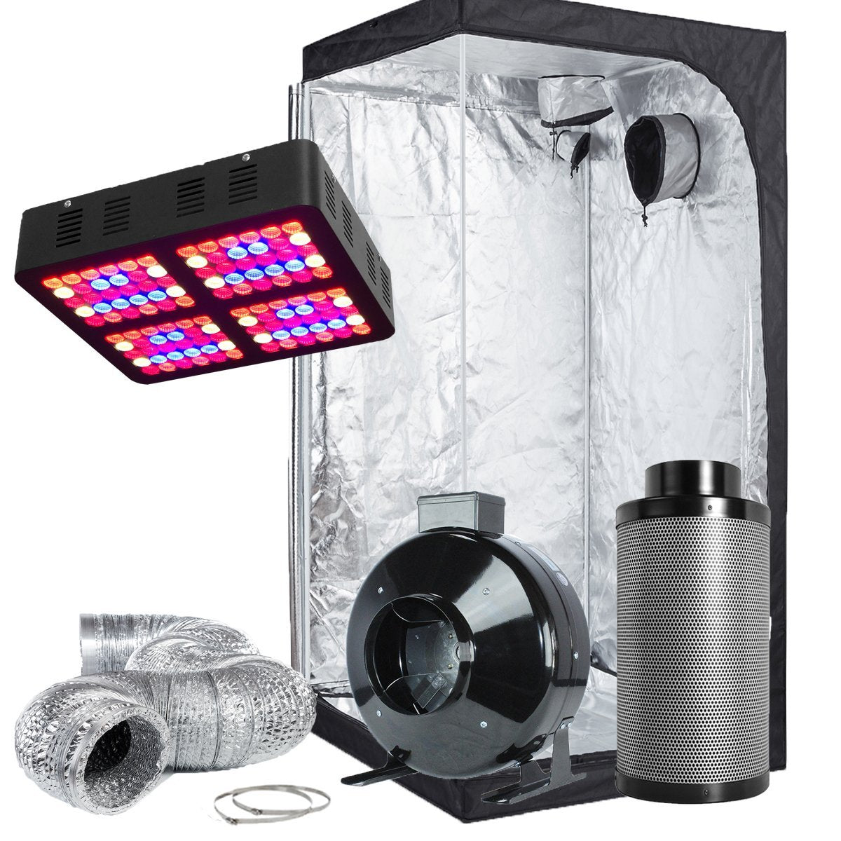 TopoLite 36X36X72 Led Grow Tent Kit