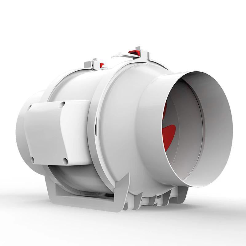 ECO Farm 4"/6"/8"Ventilation Exhaust In-line Fan （White）-growpackage.com