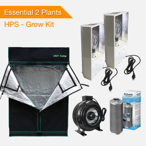 Essential 2 Plants Grow kit - HPS-growpackage.com