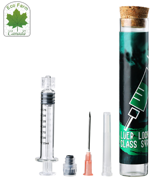 ECO Farm Luer lock Glass Syrince-growpackage.com