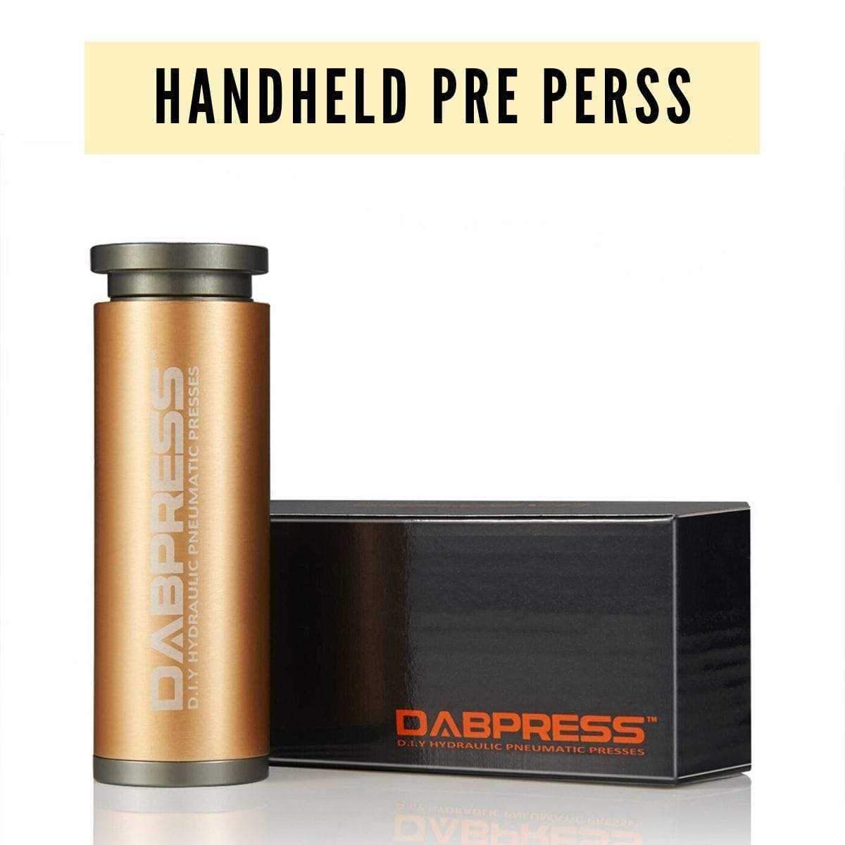 Handheld Pre Press Mold ( Flower Puck ) - Bottle Tech Styled Cylinder Mold Works Well with 2x4 Filters | Dabpress