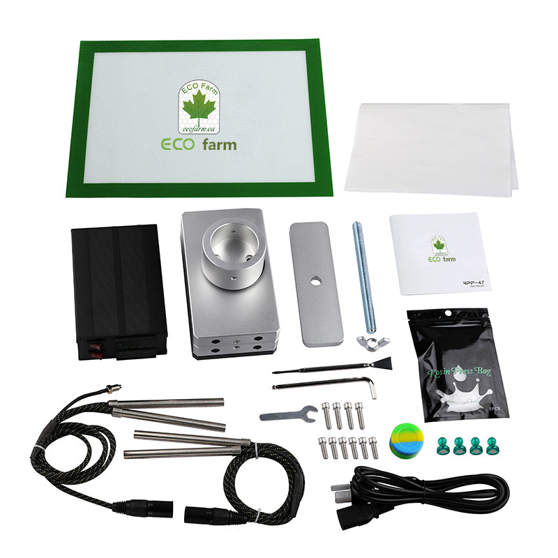 ECO Farm Rosin Press Plate Kits with 4 Pcs Rod Heaters-growpackage.com