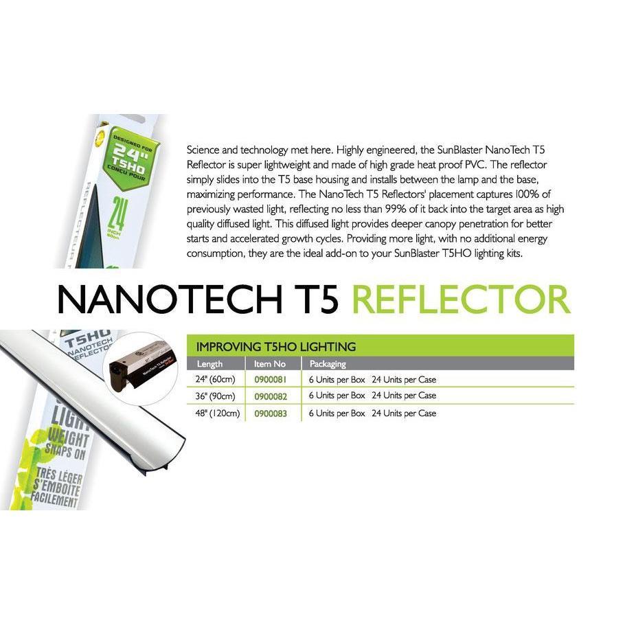 SunBlaster Combo Neon T5 Grow Light + Nanotech Reflector